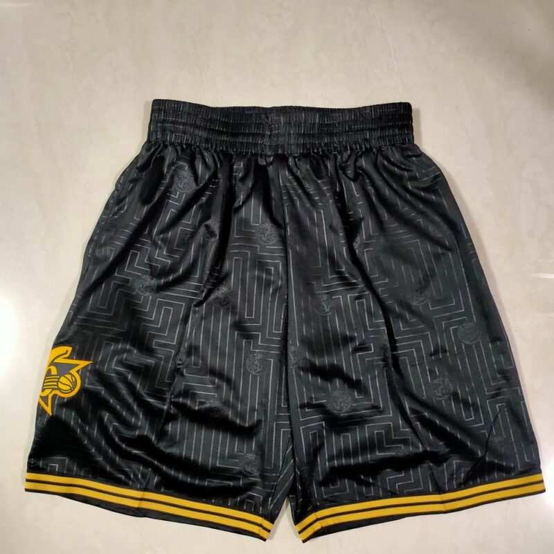 68615962250aa_1 Philadelphia 76ers Black Shorts