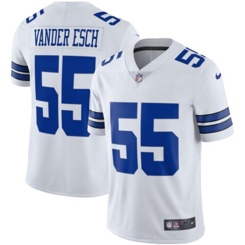 686159800713b_1 Youth Dallas Cowboys #55 Leighton Vander Esch White Vapor Untouchable Limited Stitched NFL Jersey