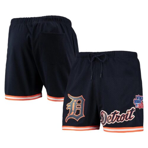 68615985b593e_1 Detroit Tigers Black Shorts