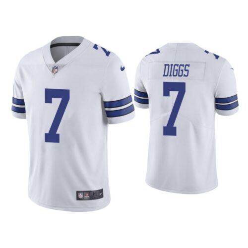6861598893073_1 Youth Dallas Cowboys #7 Trevon Diggs White Vapor Untouchable Limited Stitched Jersey
