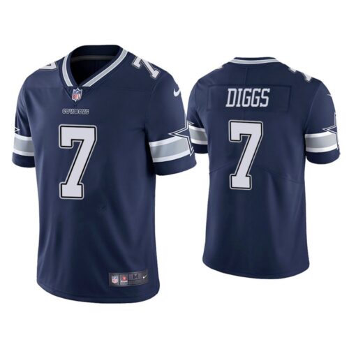 6861598b25823_1 Youth Dallas Cowboys #7 Trevon Diggs Navy Vapor Untouchable Limited Stitched Jersey
