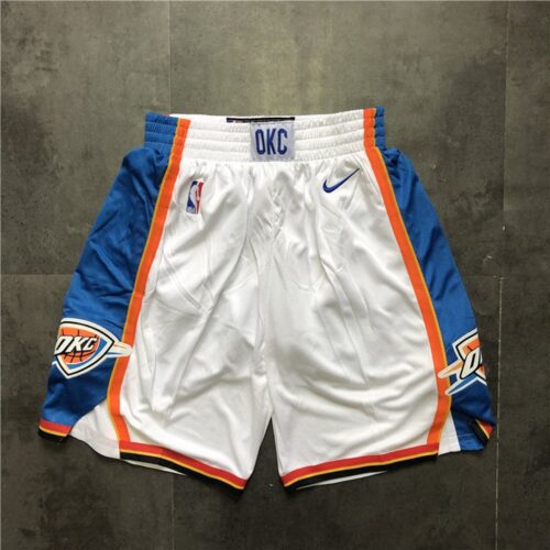 686159906fb96_1 Oklahoma City Thunder White Shorts
