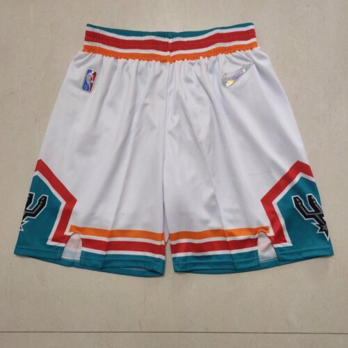 68615996a2948_1 San Antonio Spurs White Shorts