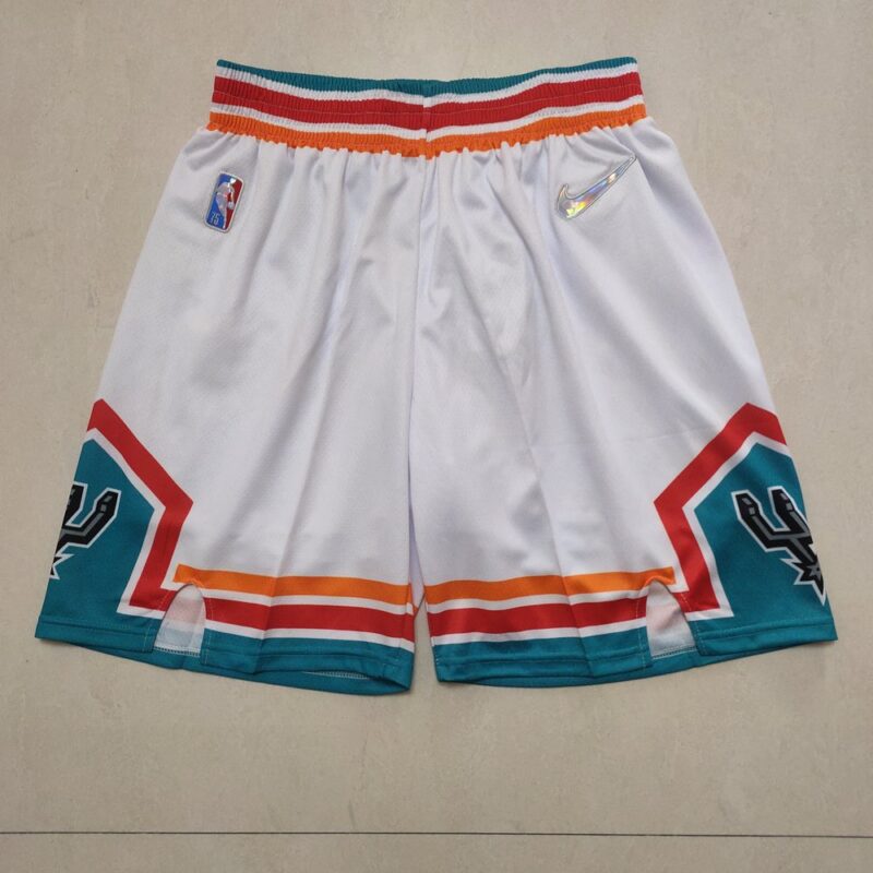 68615996a2948_1 San Antonio Spurs White Shorts