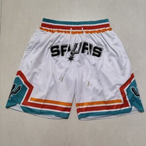 6861599c2305b_1 San Antonio Spurs White Shorts