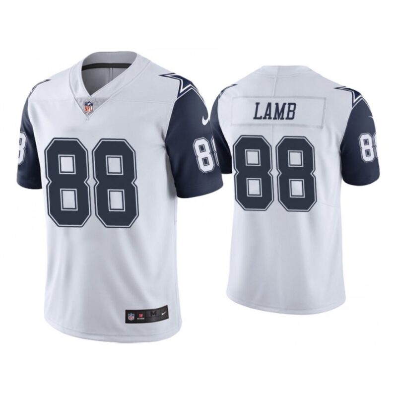 686159afad4ac_1 Youth Dallas Cowboys #88 CeeDee Lamb White Color Rush Limited Stitched Jersey