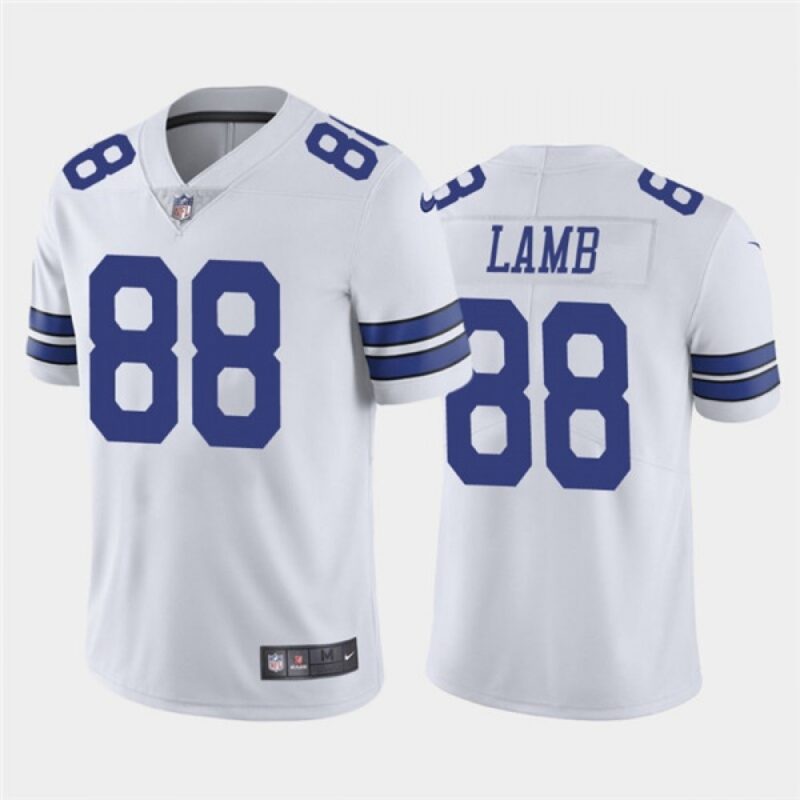 686159b256a42_1 Youth Dallas Cowboys #88 CeeDee Lamb White Vapor Untouchable Limited Stitched Jersey