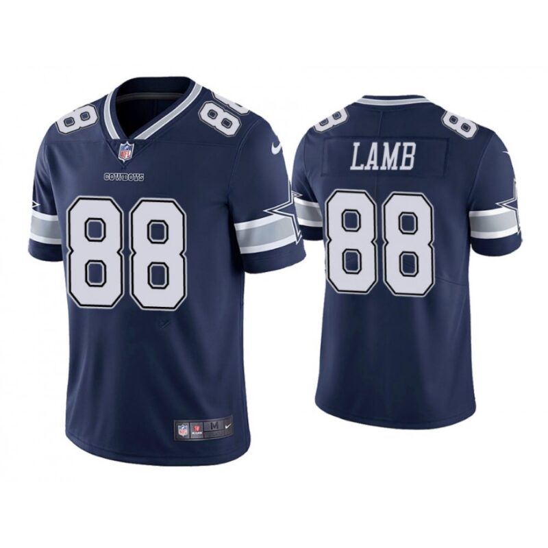 686159b827216_1 Youth Dallas Cowboys #88 CeeDee Lamb Navy Vapor Untouchable Limited Stitched Jersey