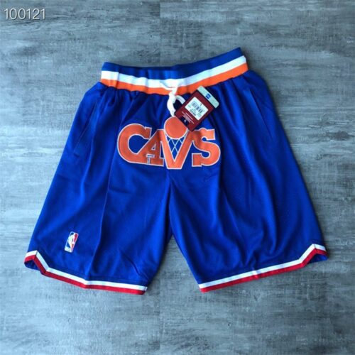 686159bc5d20e_1 Cleveland Cavaliers Blue Shorts