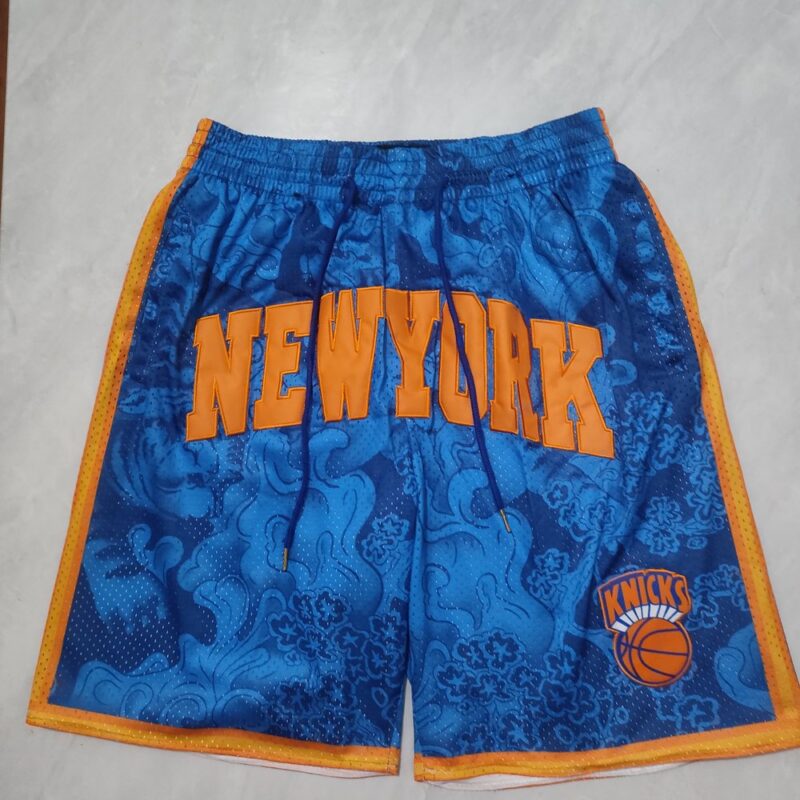 686159d32b44d_1 New York Knicks Blue Shorts