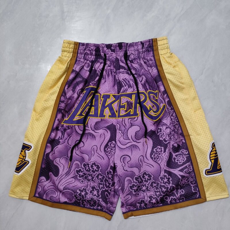 686159d5c5ab8_1 Los Angeles Lakers Purple Shorts