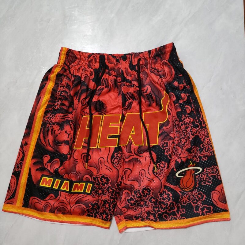 686159d87b538_1 Miami Heat Red Shorts