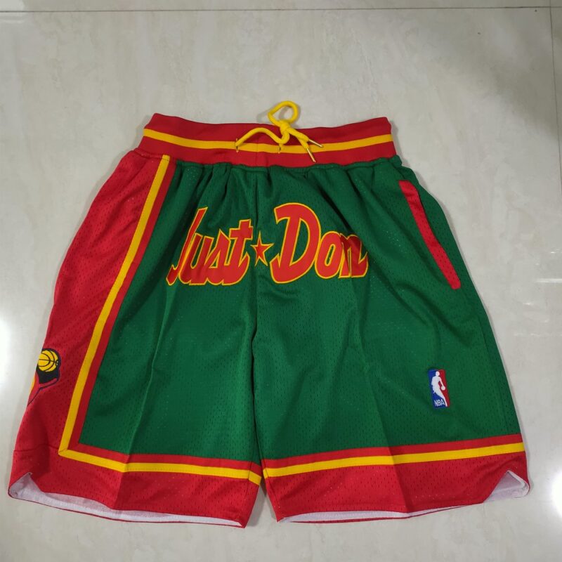 686159e16658a_1 Seattle SuperSonics Green Shorts