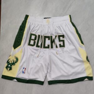 686159fa5d02e_1 Milwaukee Bucks White Shorts
