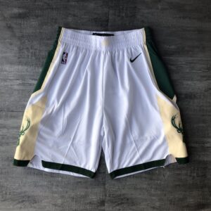 68615a1395402_1 Milwaukee Bucks White Shorts