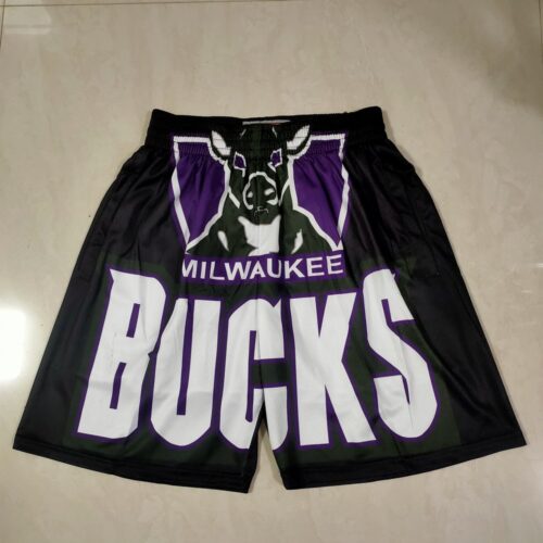 68615a19ba288_1 Milwaukee Bucks Black Shorts