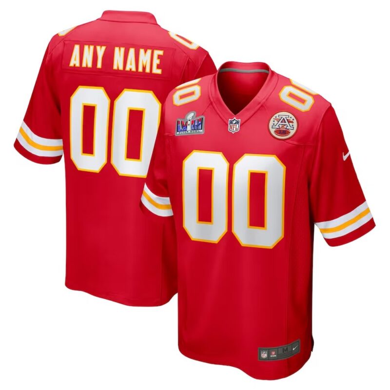 68615a36a2c6f_1 Men's Kansas City Chiefs Red Super Bowl LVIII Patch Custom Game Jersey
