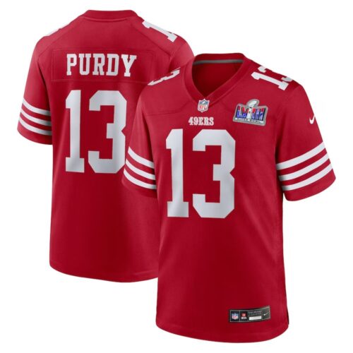 68615a5963f48_1 Men's San Francisco 49ers #13 Brock Purdy Scarlet Super Bowl LVIII Game Jersey