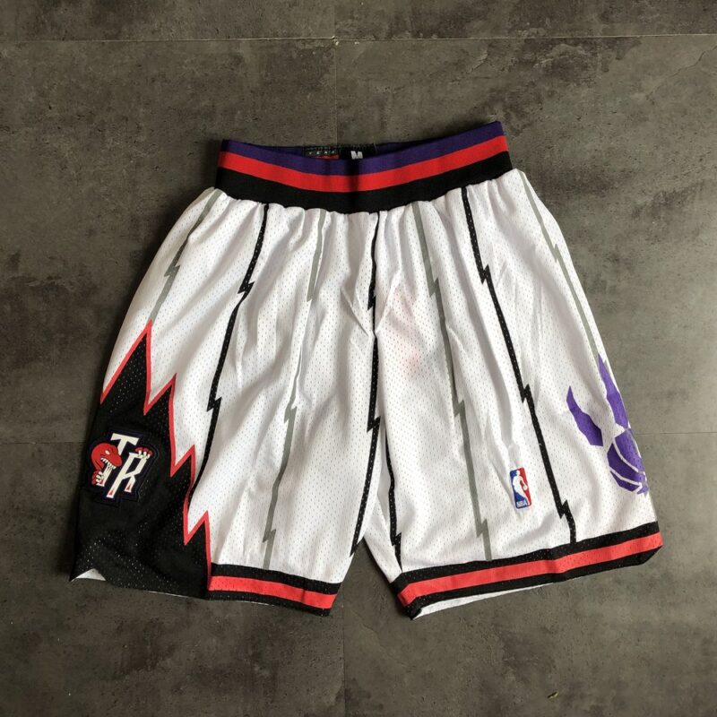 68615a7d4fe7f_1 Toronto Raptors White Shorts
