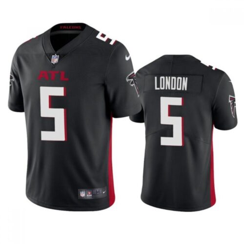68615a9950820_1 Men's Atlanta Falcons #5 Drake London Black NFL Draft Vapor Untouchable Limited Stitched Jersey