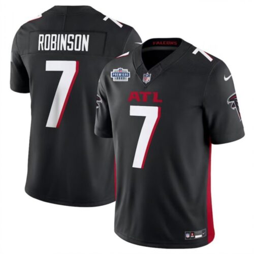 68615aa893a4e_1 Men's Atlanta Falcons #7 Bijan Robinson Black 2023 F.U.S.E. With Prem1ere Patch Vapor Untouchable Limited Stitched Football Jersey