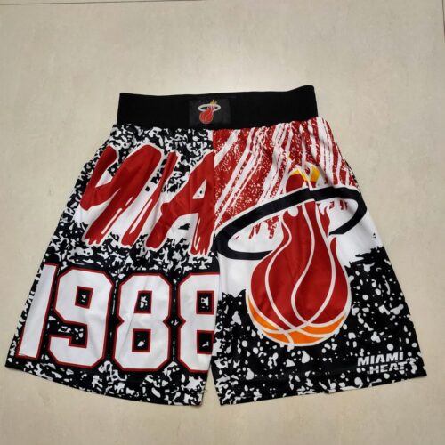 68615abfdb90b_1 Miami Heat Black Shorts