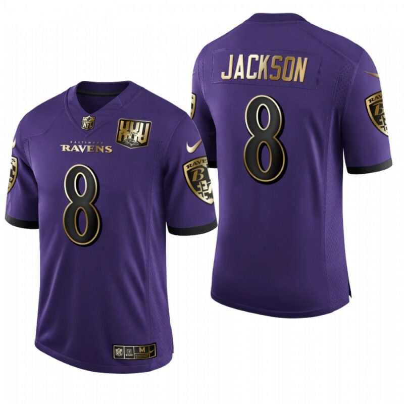 68615ac1094f2_1 Men's Baltimore Ravens #8 Lamar Jackson Purple 2020 Golden Limited Stitched Jersey