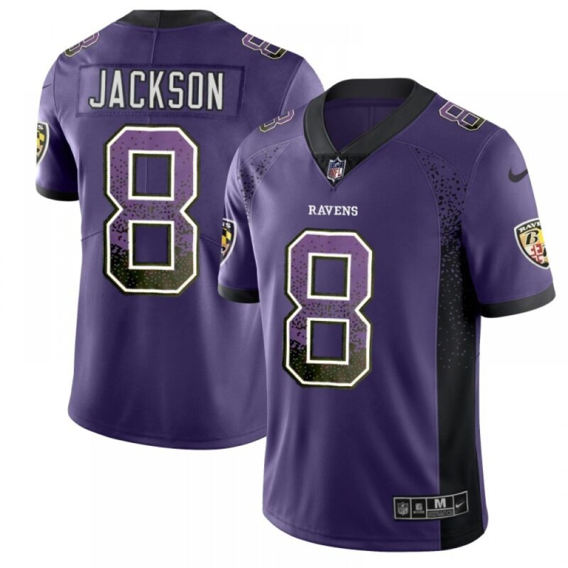 68615ac801a83_1 Men's NFL Baltimore Ravens #8 Lamar Jackson Purple 2018 Drift Fashion Color Rush Limited Stitched NFL Jersey