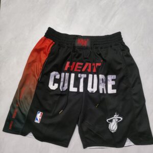 68615ac83f4eb_1 Miami Heat Black Shorts