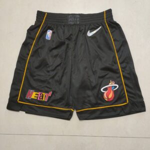 68615acdceb3b_1 Miami Heat Black Shorts