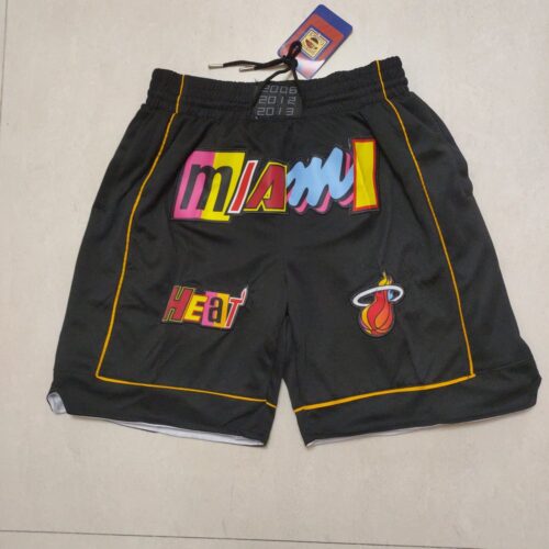 68615ad3b1736_1 Miami Heat Black Shorts