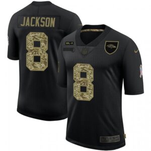 68615ad6e60ff_1 Men's Baltimore Ravens #8 Lamar Jackson Black Camo Salute To Service Limited Jersey