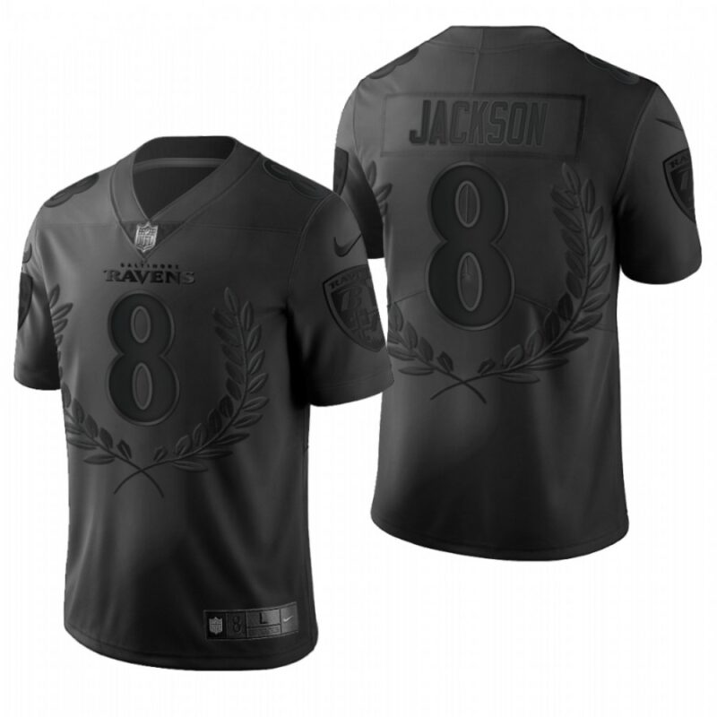68615adfd0a42_1 Men's Baltimore Ravens #8 Lamar Jackson Black Special Edition Limited Stitched Jersey