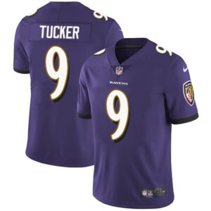 68615af17f843_1 Men's Baltimore Ravens #9 Justin Tucker Purple NFL Vapor Untouchable Limited Jersey