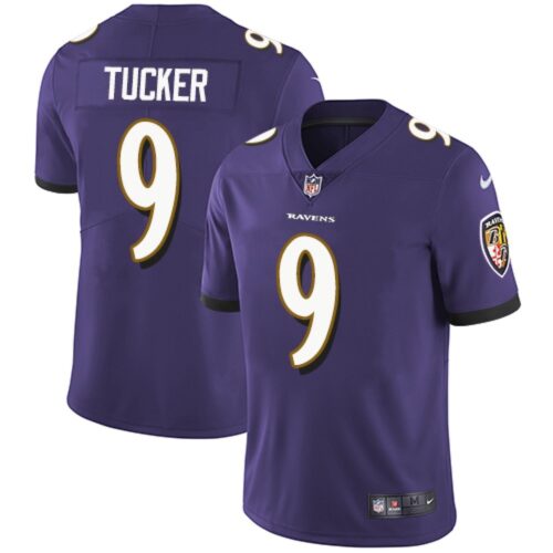 68615af17f843_1 Men's Baltimore Ravens #9 Justin Tucker Purple NFL Vapor Untouchable Limited Jersey