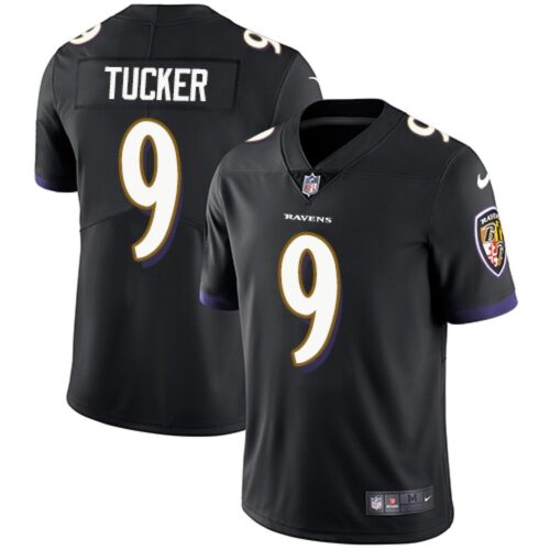 68615af7754e9_1 Men's Baltimore Ravens #9 Justin Tucker Black NFL Vapor Untouchable Limited Jersey