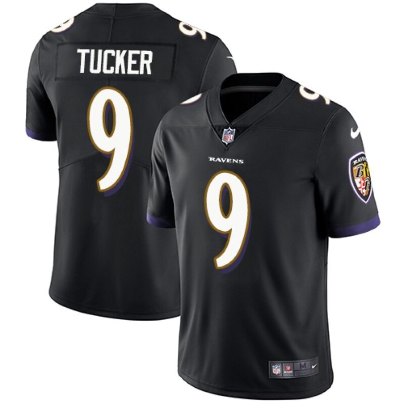 68615af7754e9_1 Men's Baltimore Ravens #9 Justin Tucker Black NFL Vapor Untouchable Limited Jersey