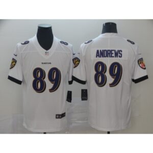 68615affdccee_1 Men's Baltimore Ravens #89 Mark Andrews White Vapor Untouchable Limited NFL Jersey
