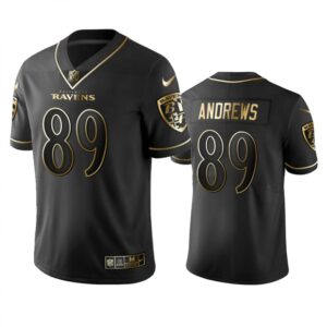 68615b0b6b057_1 Men's Baltimore Ravens #89 Mark Andrews Black 2019 Golden Edition Limited Stitched NFL Jersey
