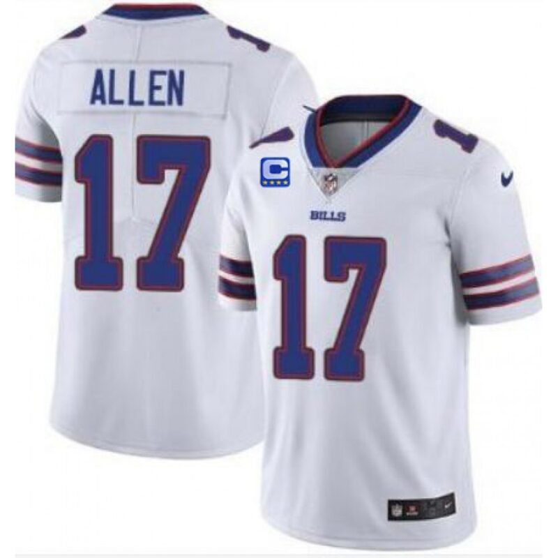 68615b1c60004_1 Men's Buffalo Bills #17 Josh Allen 2022 White With 4-star C Patch Vapor Untouchable Limited Stitched Jersey