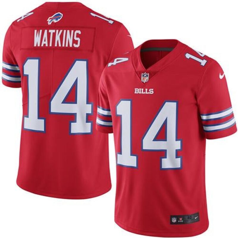 68615b6612225_1 Bills #14 Sammy Watkins Red Men's Stitched NFL Elite Rush Jersey