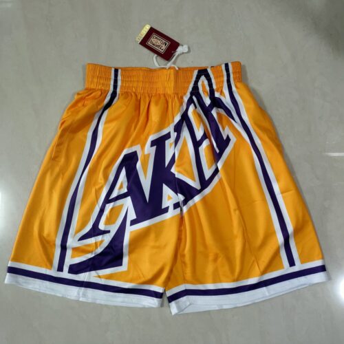 68615b681acec_1 Los Angeles Lakers Yellow Shorts