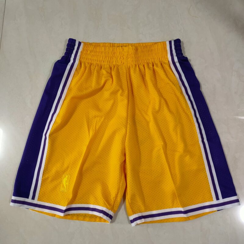 68615b709cfbb_1 Los Angeles Lakers Yellow Shorts
