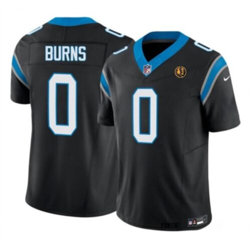 68615b7d3fda4_1 Men's Carolina Panthers #0 Brian Burns Black 2023 F.U.S.E. With John Madden Patch Vapor Limited Stitched Football Jersey