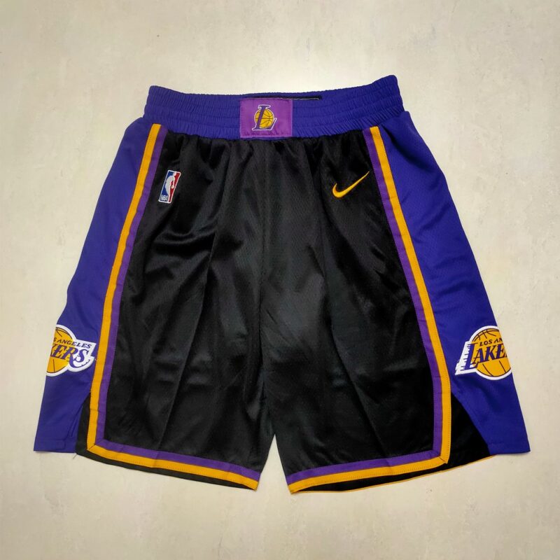 68615b8cf00b5_1 Los Angeles Lakers Black Shorts