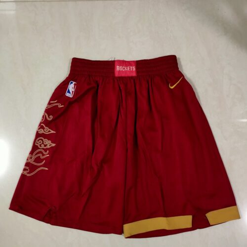 68615b9b44a5a_1 Houston Rockets Red Shorts