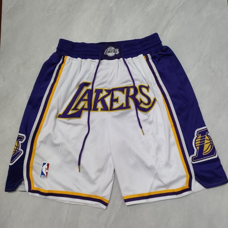 68615bd067323_1 Los Angeles Lakers White Shorts