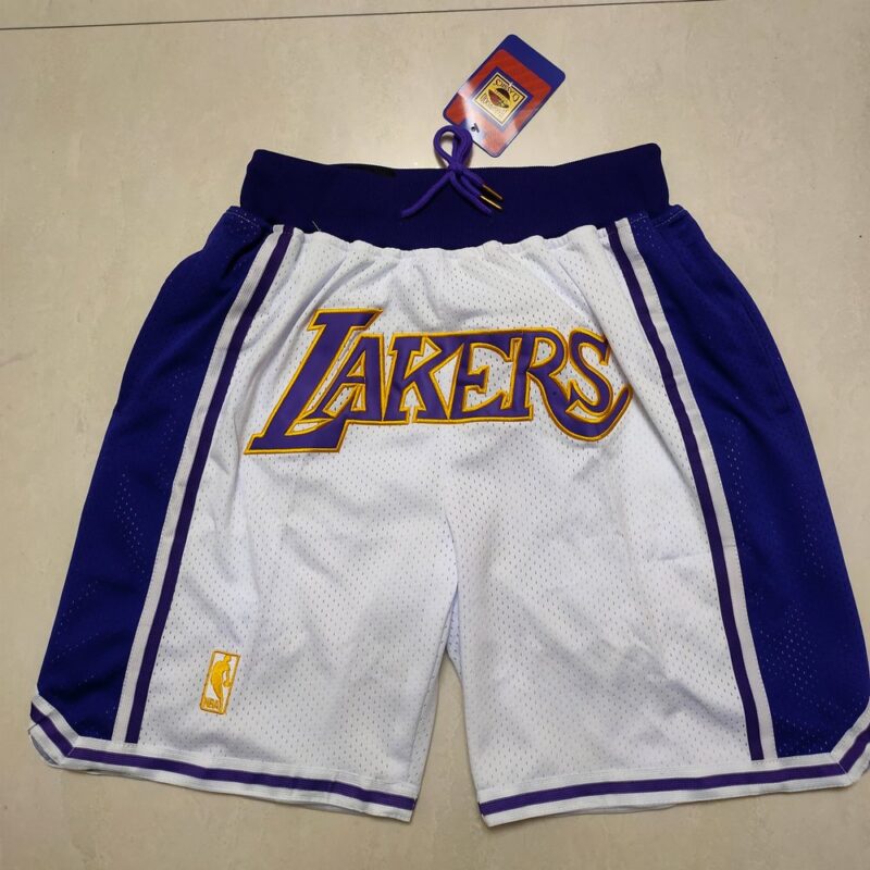 68615bd365d72_1 Los Angeles Lakers White Shorts