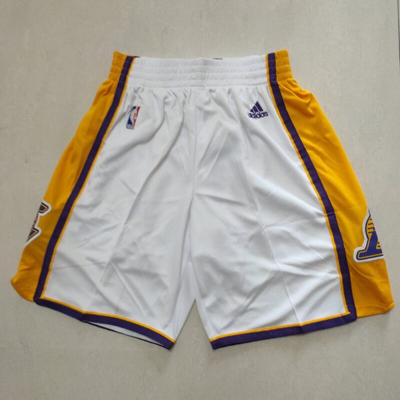 68615bd8c5211_1 Los Angeles Lakers White Shorts
