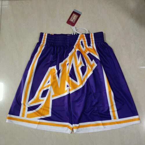 68615be677cdc_1 Los Angeles Lakers Purple Shorts